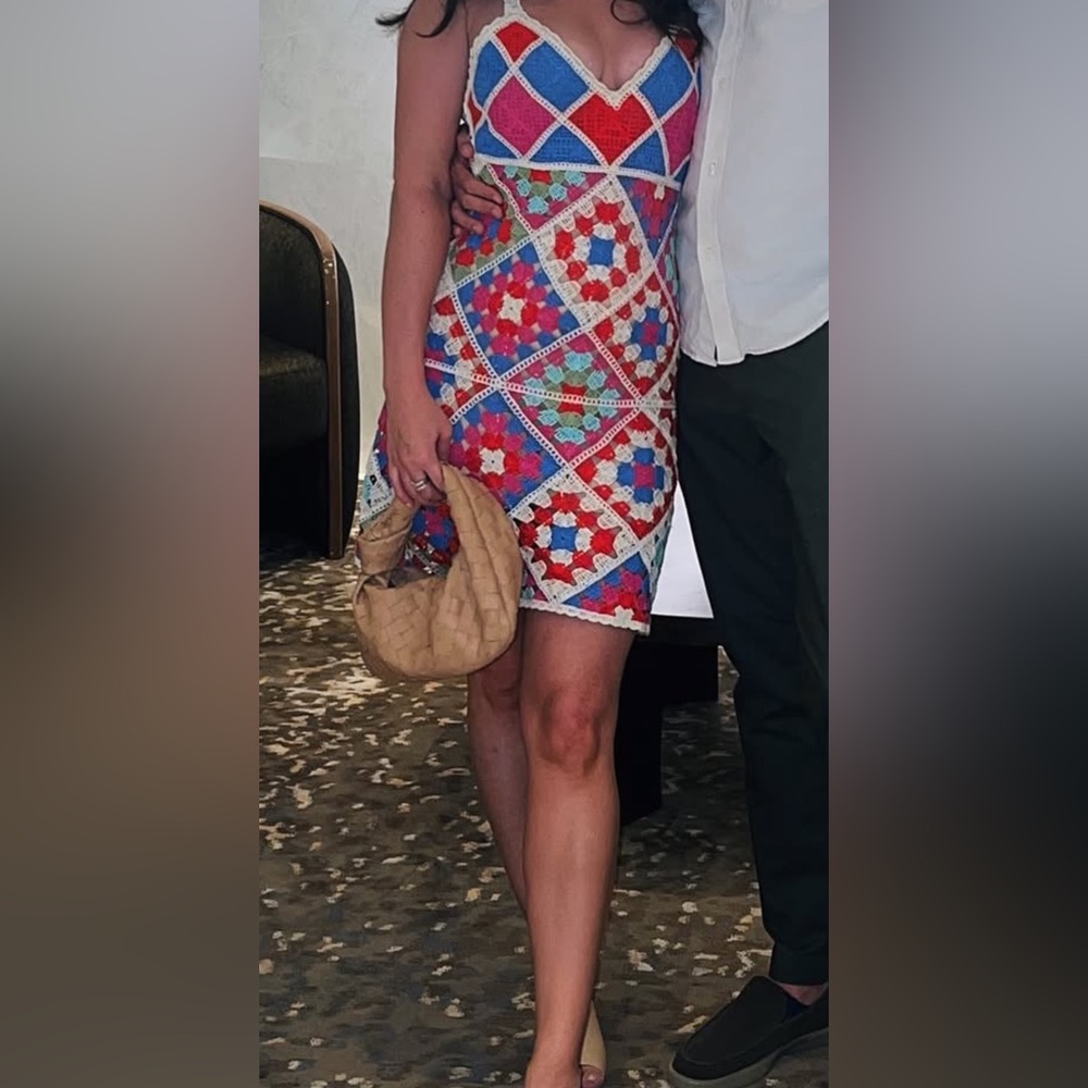 Crochet Mini Dress